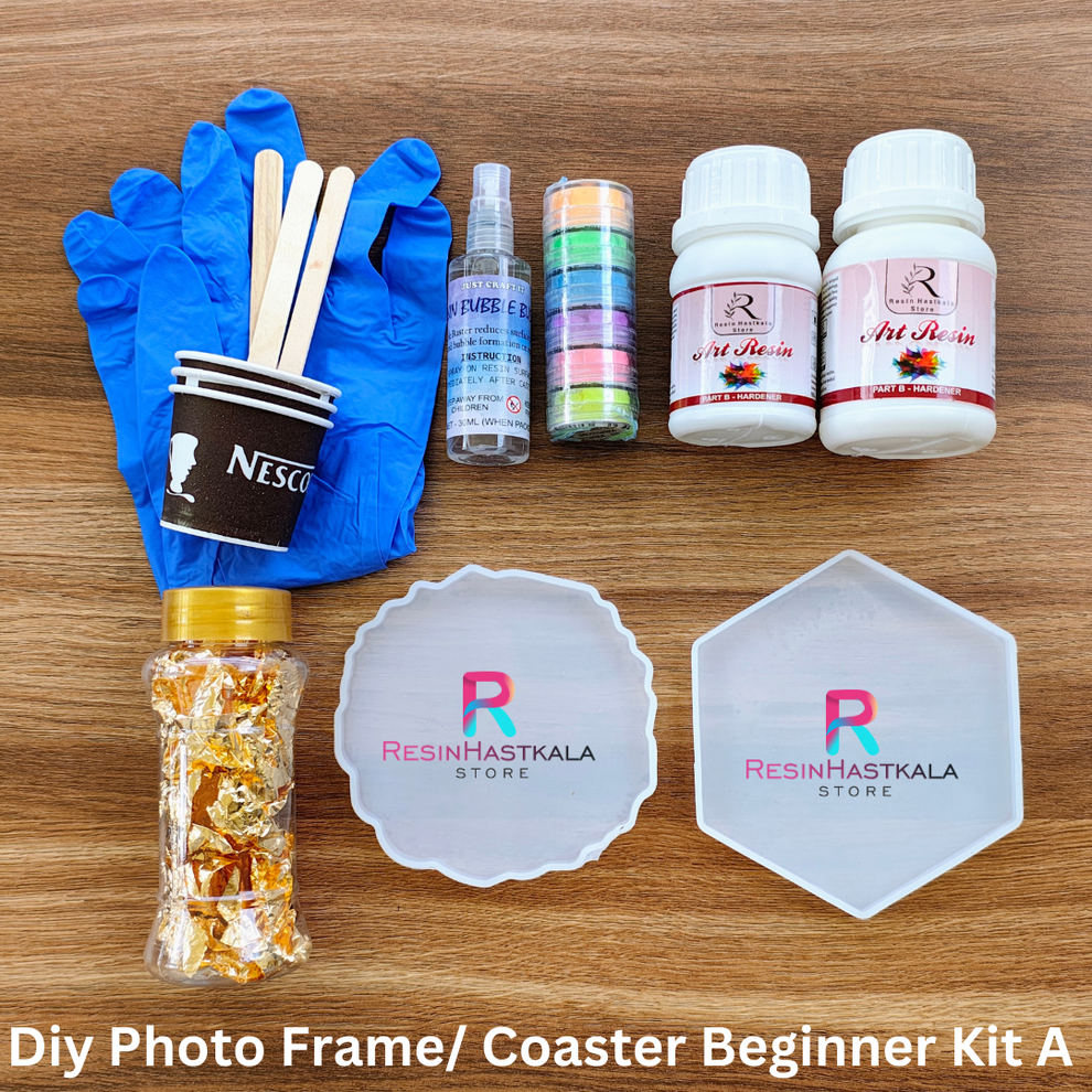 Frame Coasters Diy Photo Frame/ Coaster BeginneR Resin Art Kit A – Resinhastkala Store