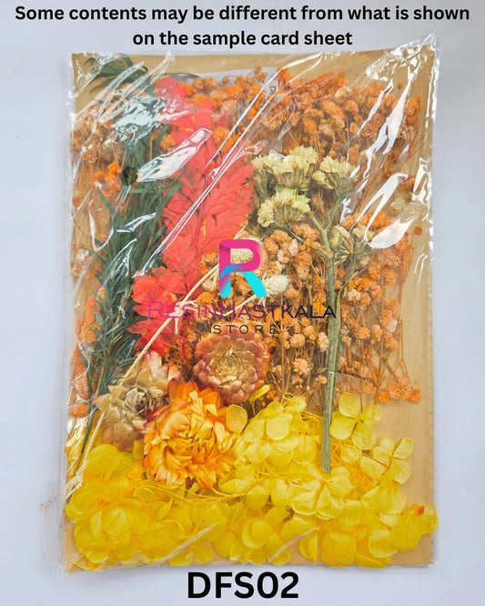 Dry Flower Sheet Card Packing – DFS02