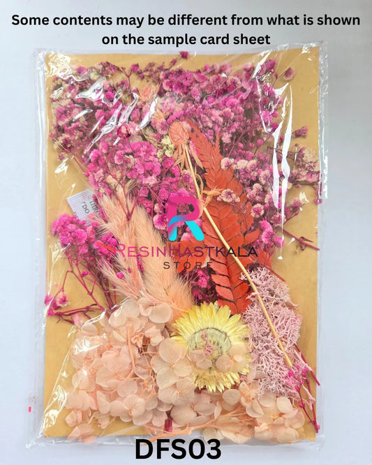 Dry Flower Sheet Card Packing – DFS03