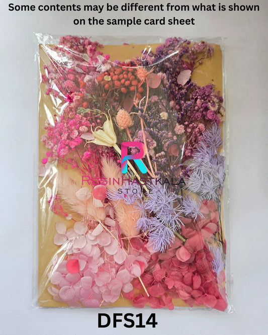 Dry Flower Sheet Card Packing – DFS14