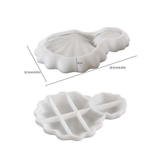 Dual Arabian Sea Shell Tray Mould