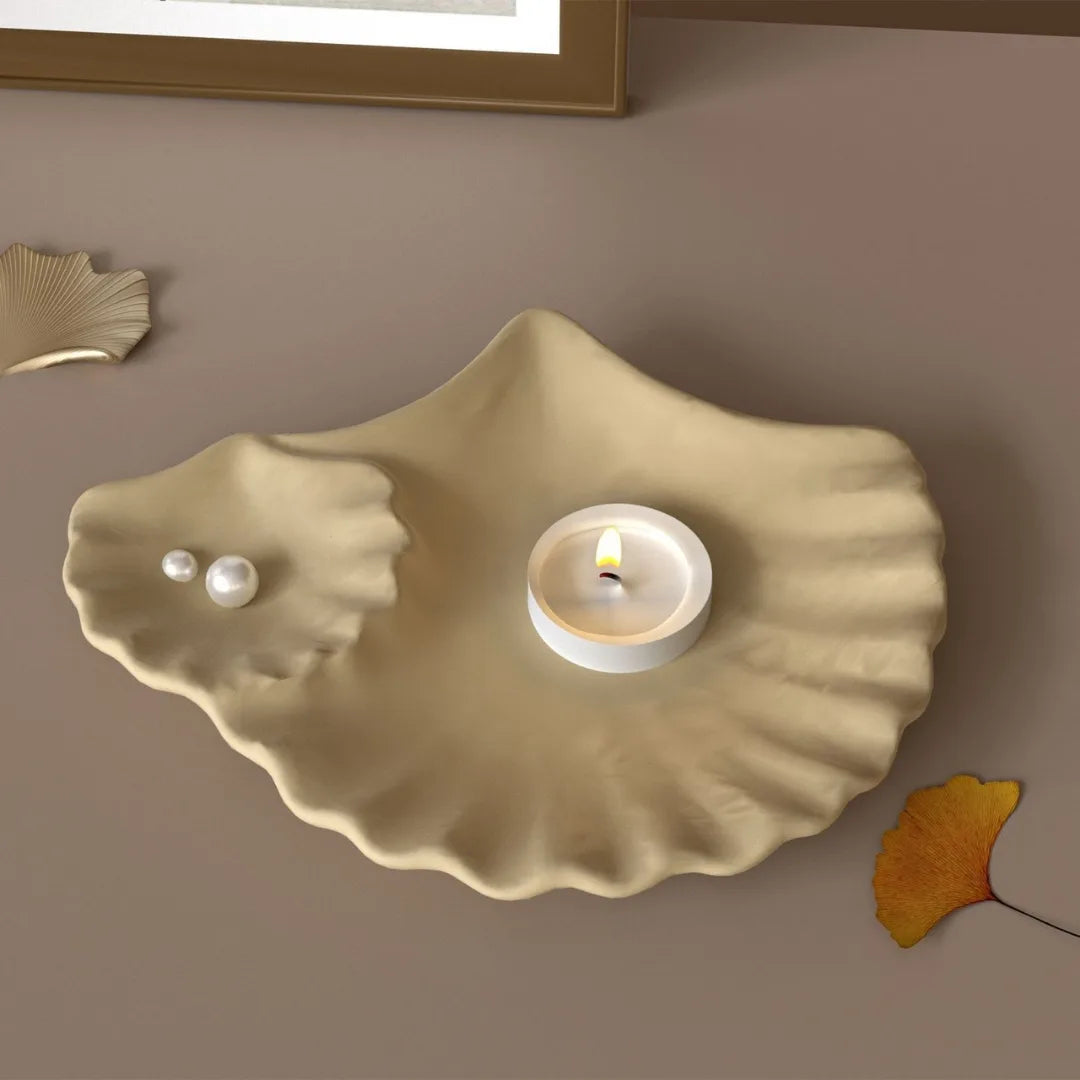 Dual Japanese Leaf Platter Mould for Jewellery Display, Resin & Concrete Art