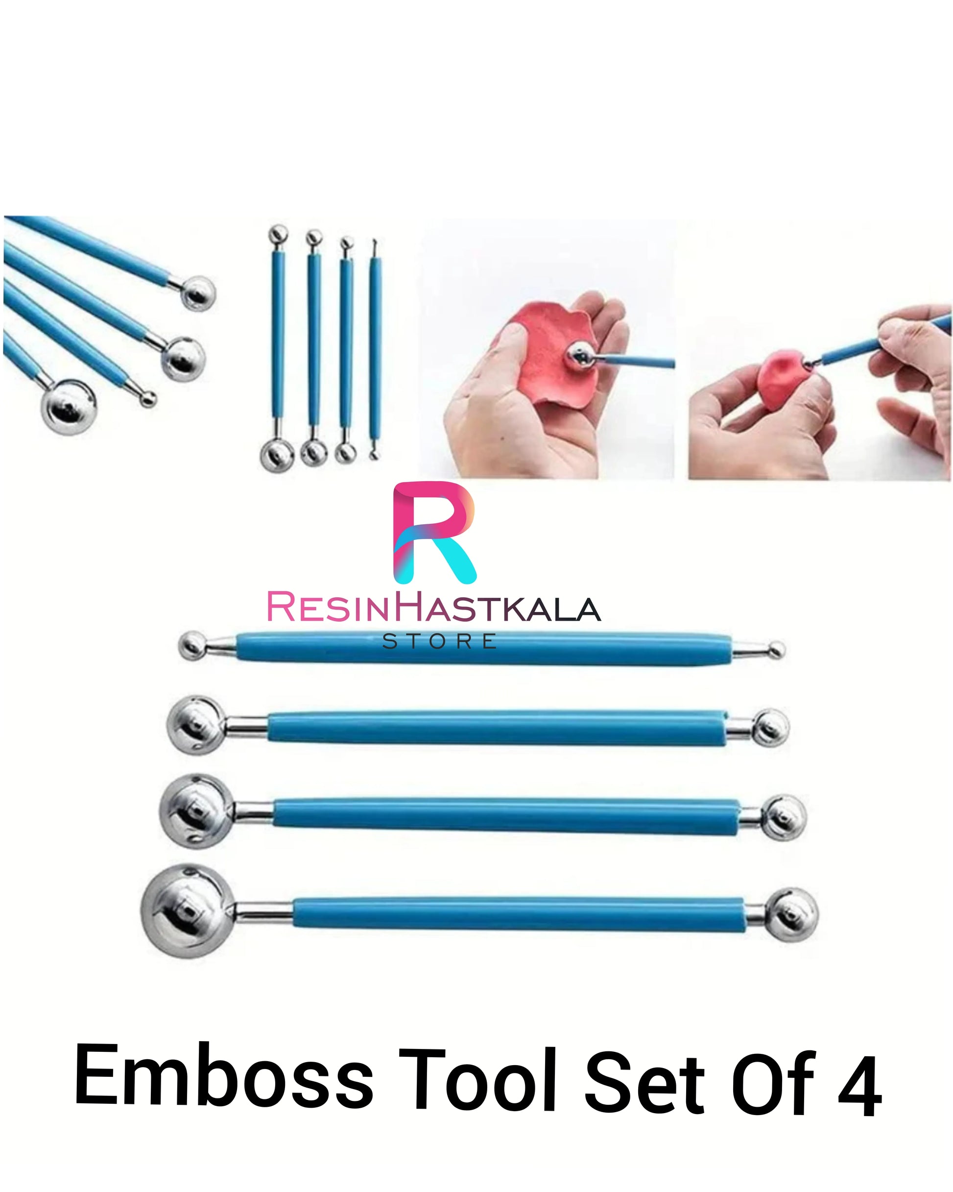 Embossing Tool Set Of 4 – Resinhastkala Store