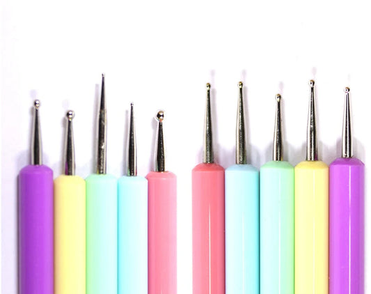 Set Of 5 Embossing Tools & Nail Art Tool