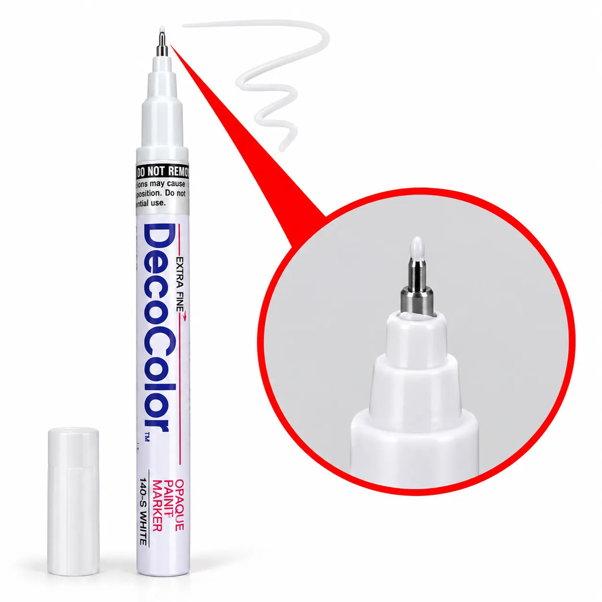 White Deco Color Fine Line Opaque Paint Marker – 130-S