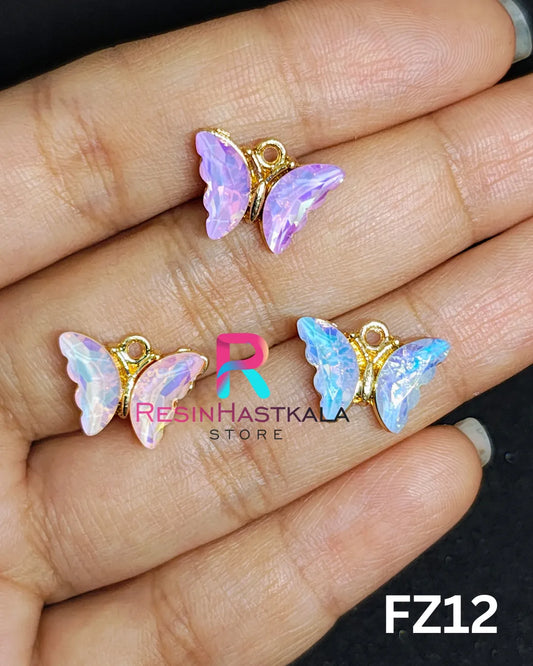 Set Of 3 Butterfly Charms (FZ12)