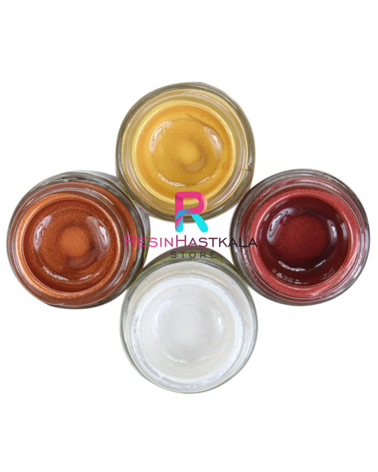 Fevicryl Colour Pearl Metallic Kit | 4 Colours X 10ml