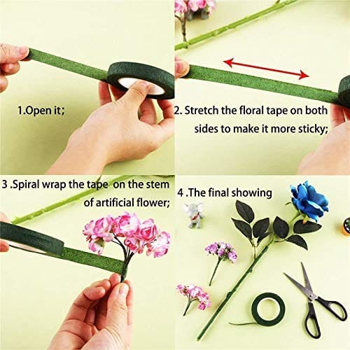 Floral Tape for Pipe Cleaner Flowers, Flower Making & DIY Craft Work