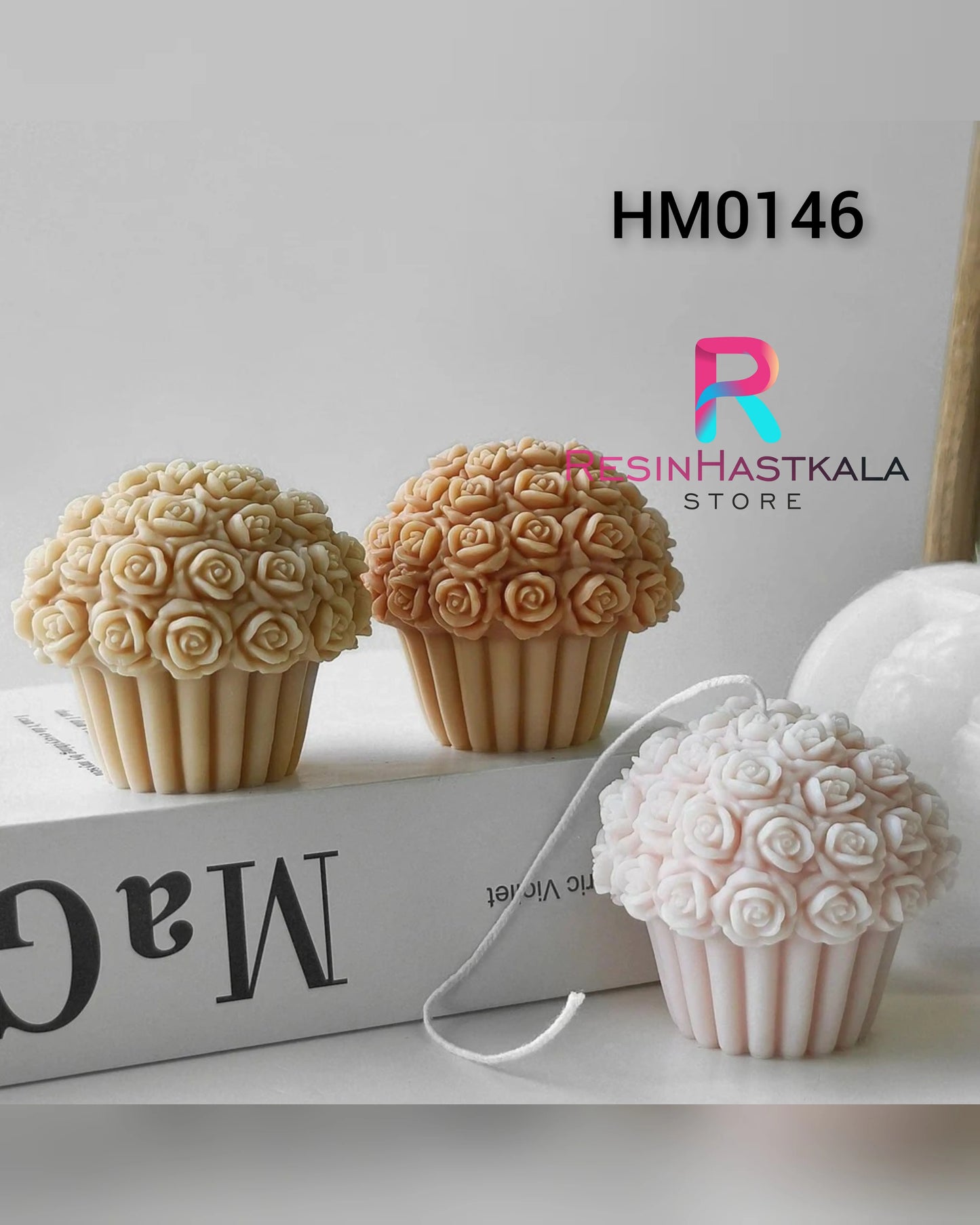 Flower Bouquet Candle Handmade Mould (HM0146)
