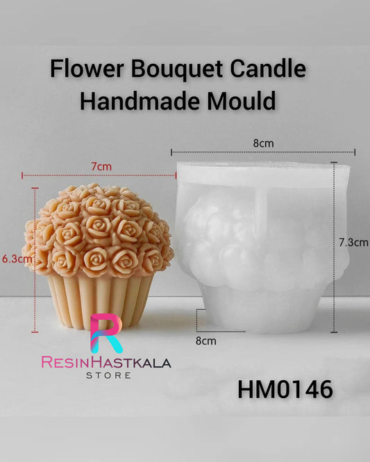 Flower Bouquet Candle Handmade Mould (HM0146)