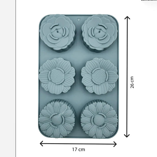 Flower Silicone Mould for Resin, Soap, Chocolate & Cake Making