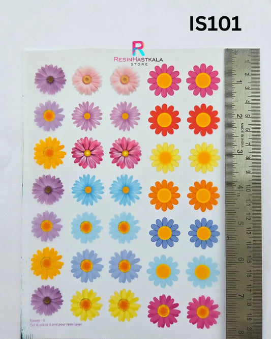 Flower Theme Insert Sheet – A5 Size (IS101)