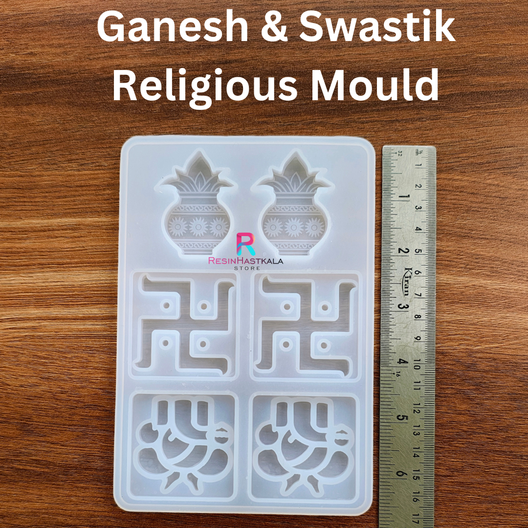 Ganesh & Swastik Religious Mould
