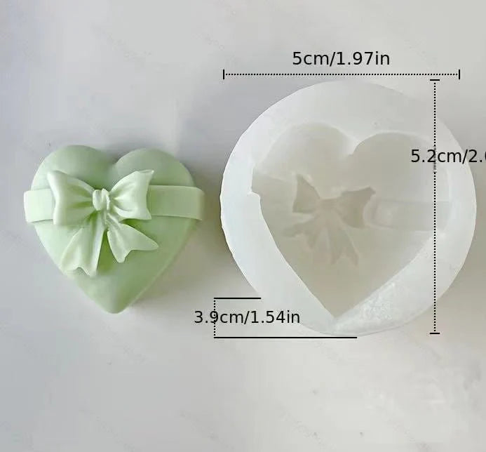 Gift Heart Candle Handmade Mould (HM0195)
