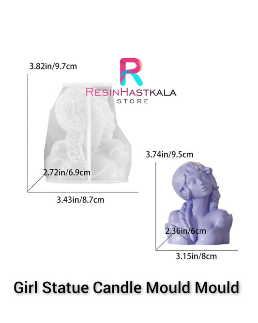 Girl Statue Candle Mould Mould