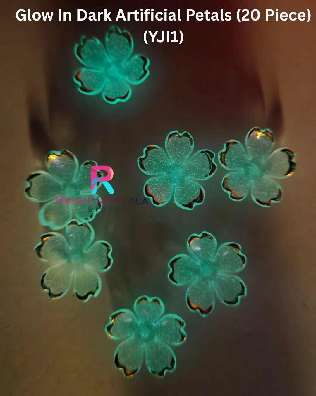 Glow In Dark Artificial Petals (20 Piece) (YJI1)