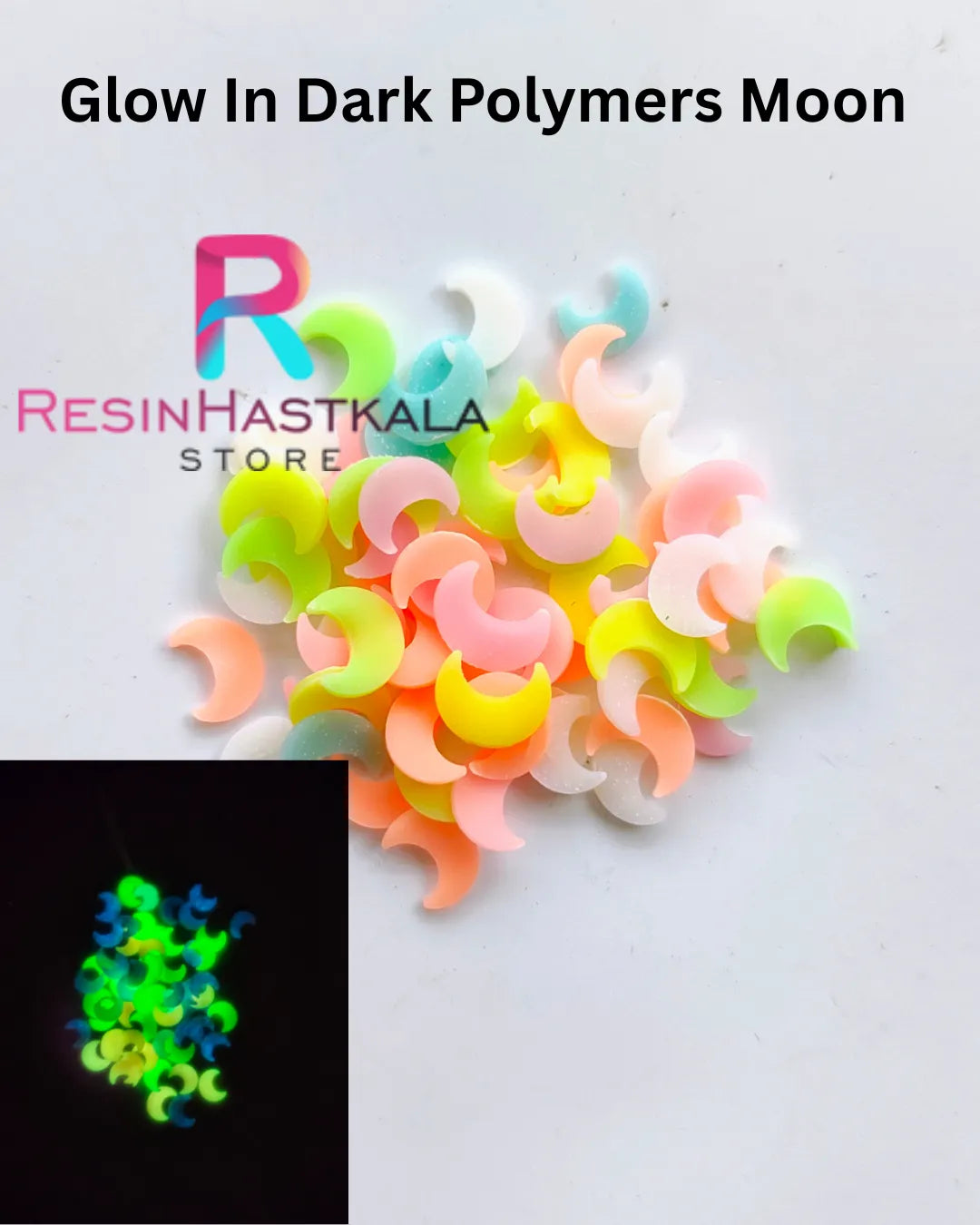Glow In Dark Polymers Moon (10 Gram)