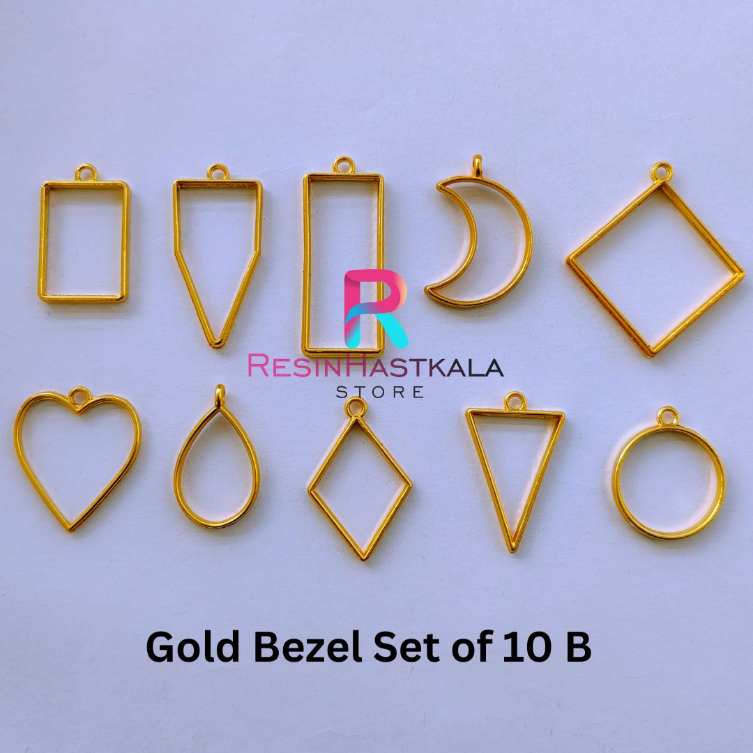Gold Bezel Set of 10 B
