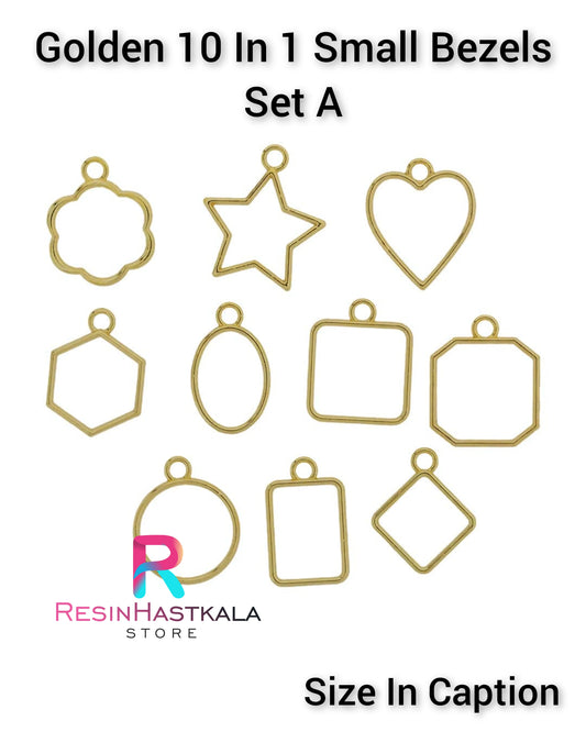 Golden 10 In 1 Small Bezels Set