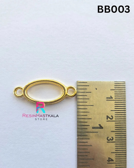 Golden Bracelet / Rakhi Bezel (BB003) – 5 Pieces