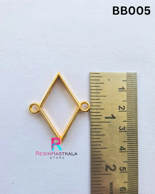 Golden Bracelet / Rakhi Bezel (BB005) – 5 Pieces