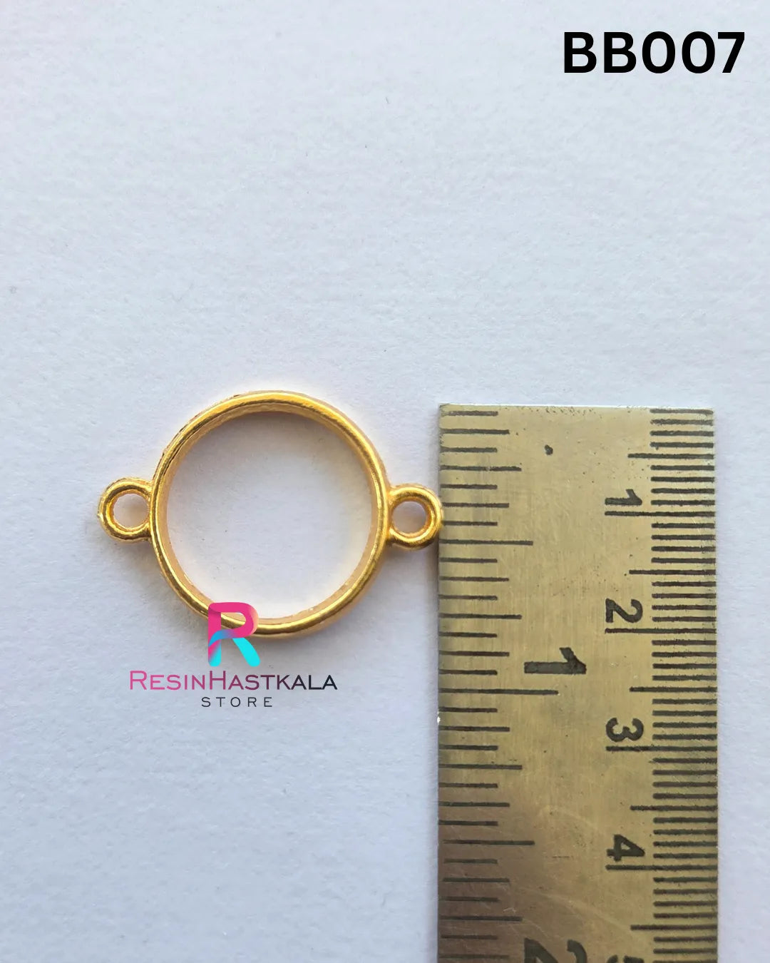 Golden Bracelet / Rakhi Bezel (BB007) – 5 Pieces