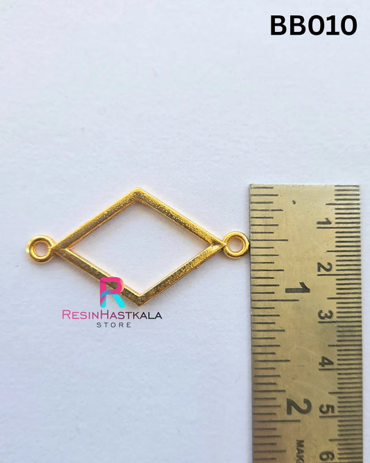 Golden Bracelet / Rakhi Bezel (BB010) – 5 Pieces