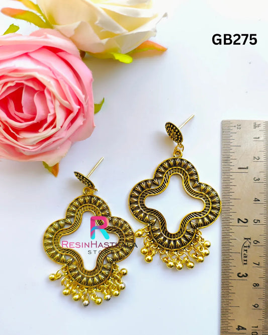 Golden Designer Earring Jumkha (GB275)