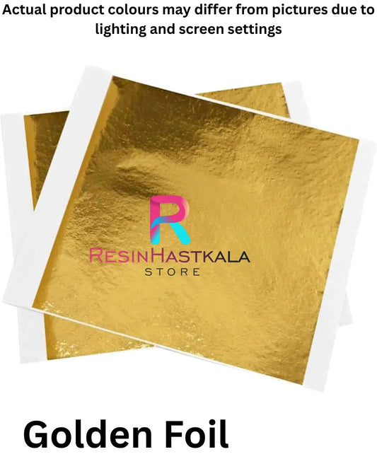 Golden Foil Sheets – Pack of 10