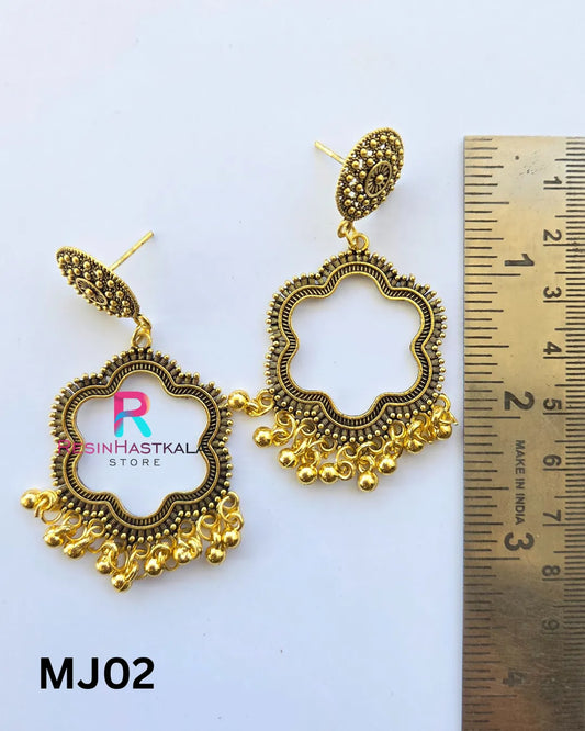 Golden Mini Earring Jumkha (MJ02)