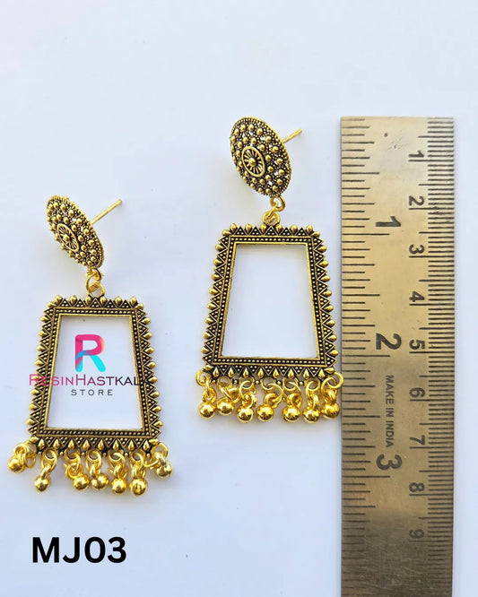 Golden Mini Earring Jumkha (MJ03)