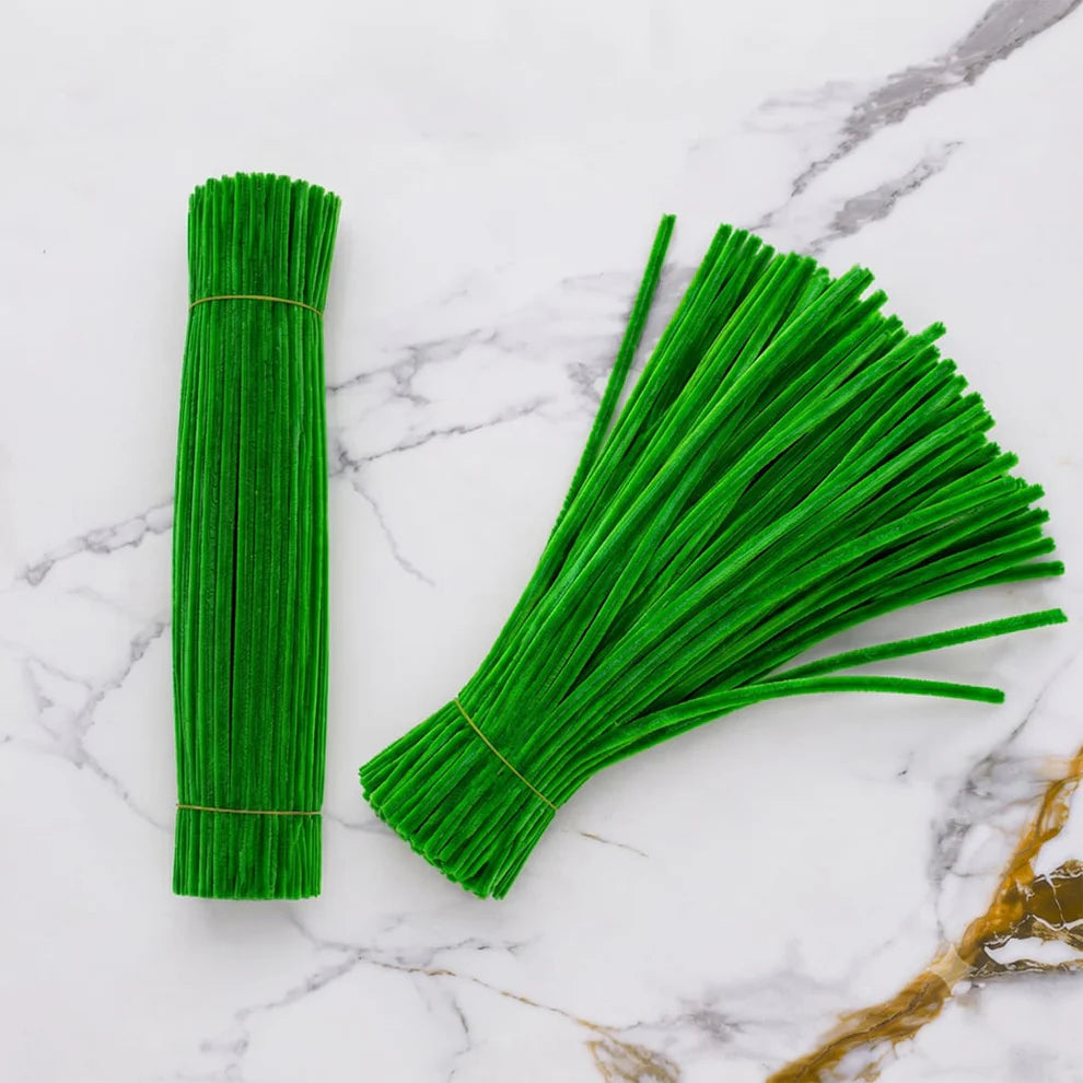 8 mm Premium Pipe Cleaners for Flower Making &  Diy Crafts Projects  – 100 Pcs (Approx.)
