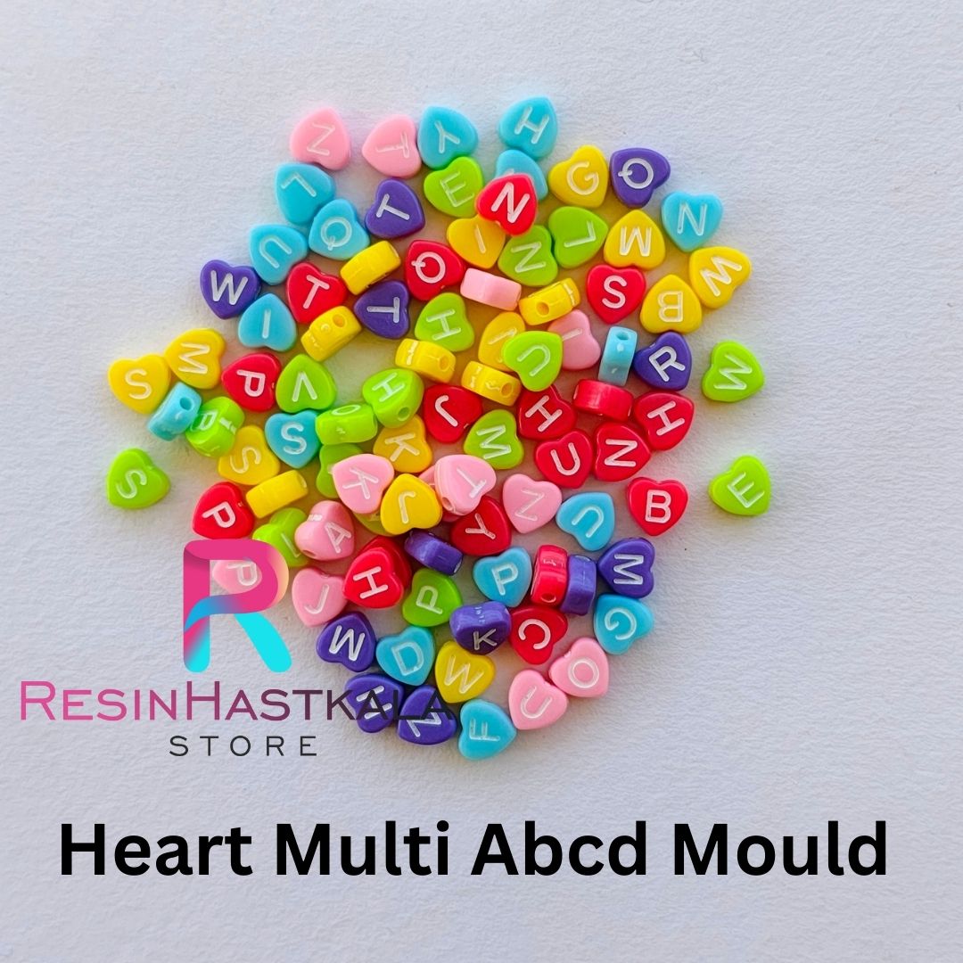 Heart Multi Abcd Mould (18-20 Gram)