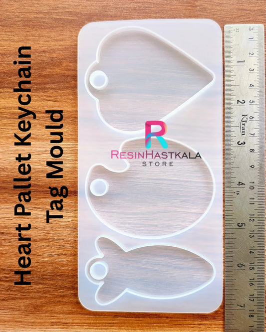 Heart Pallet Keychain Tag Mould