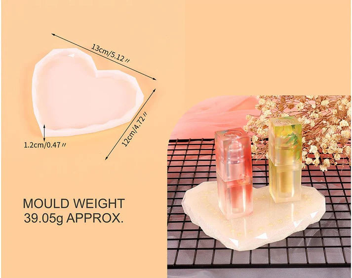 Diamond Cut Heart Zig Zag Mould