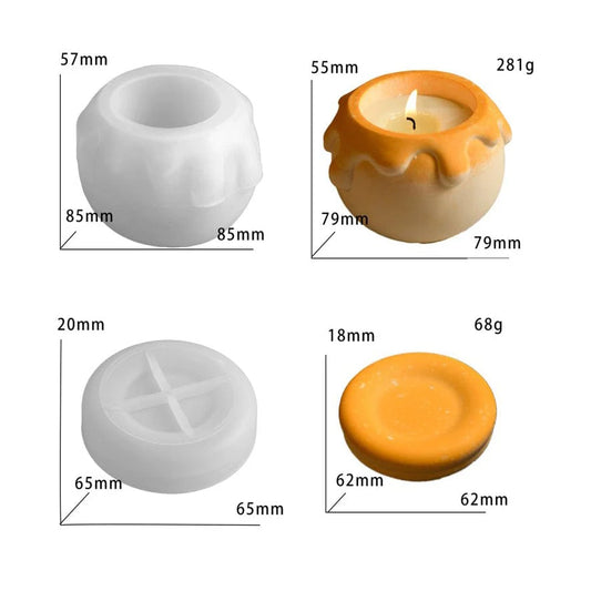 Honey Jar candle holder Mould