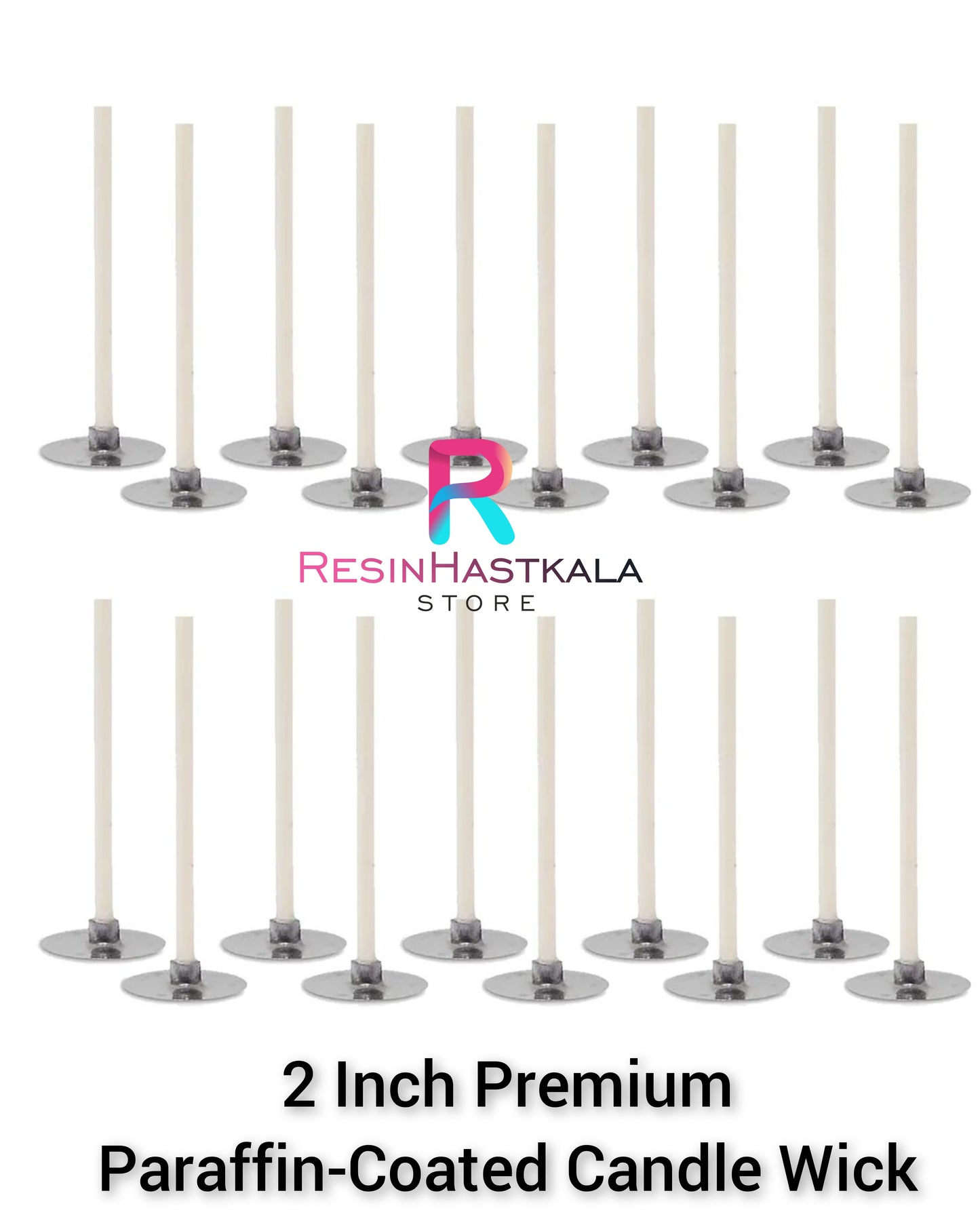 Premium Paraffin-Coated Candle Wick (100 Piece)