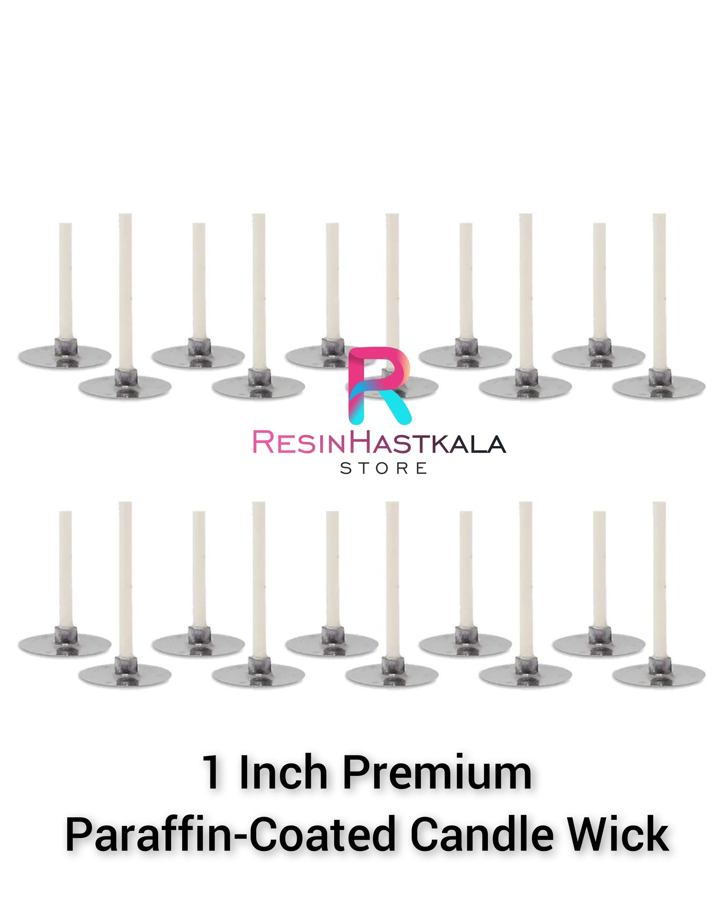 Premium Paraffin-Coated Candle Wick (100 Piece)