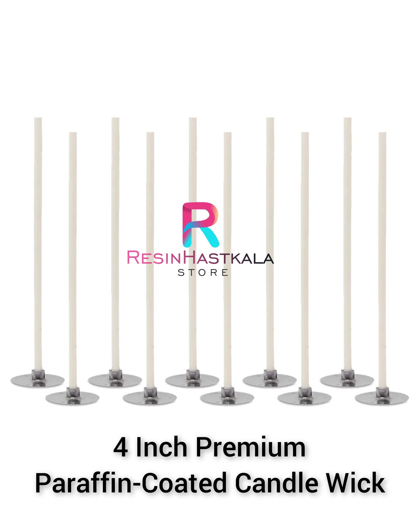 Premium Paraffin-Coated Candle Wick (100 Piece)
