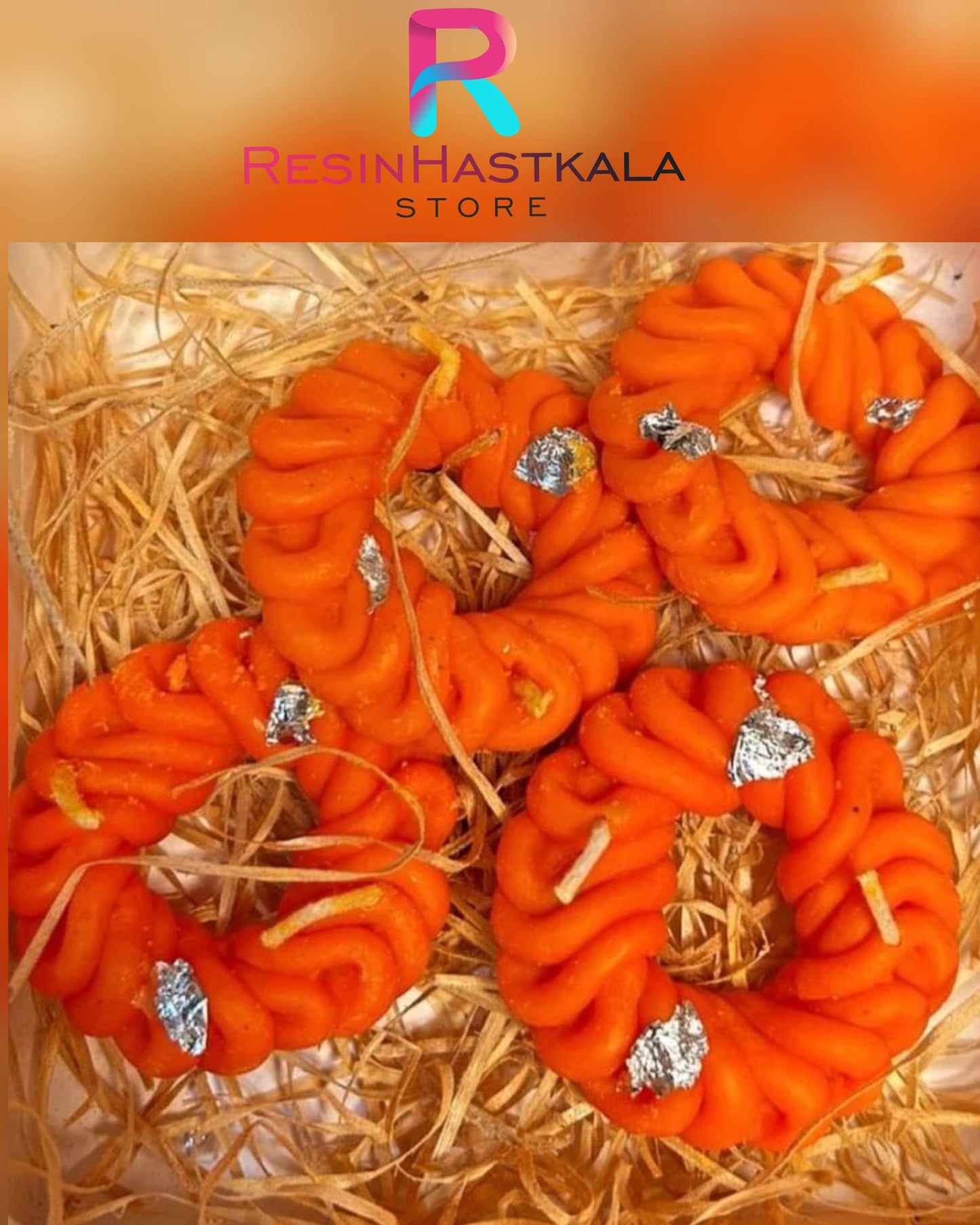 Jalebi Shape Candle Mould (Imarti)