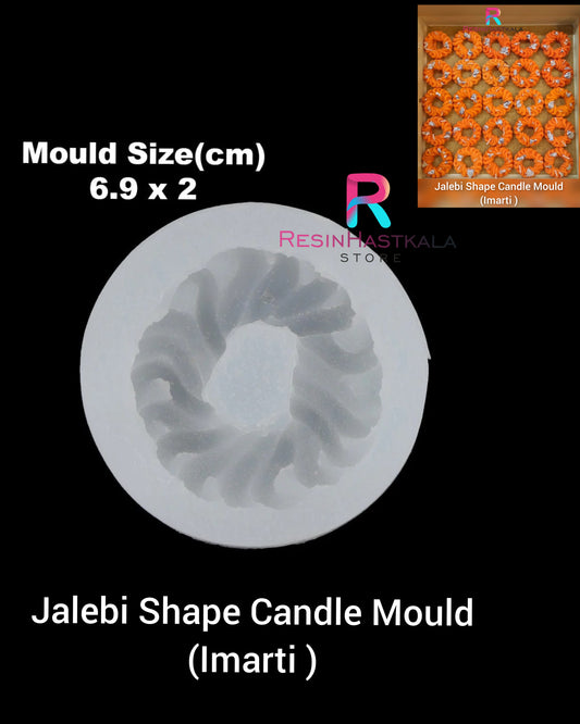 Jalebi Shape Candle Mould (Imarti)