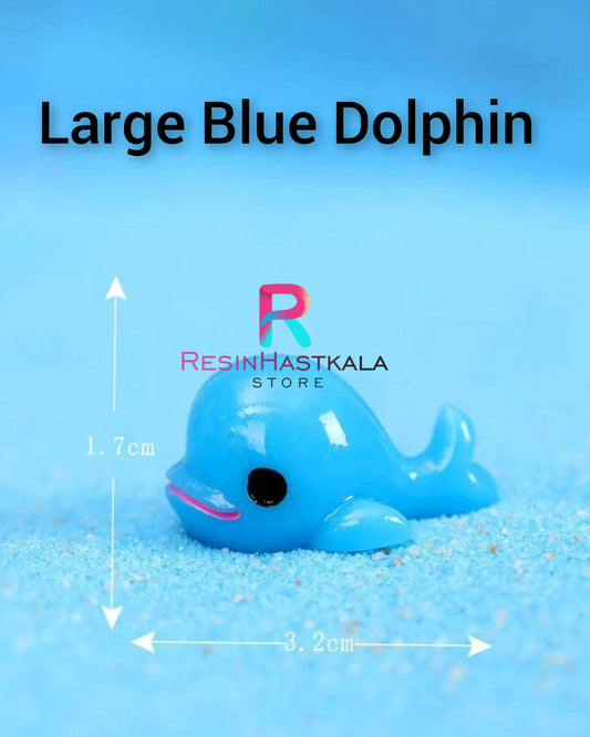 Large Blue Dolphin Miniature