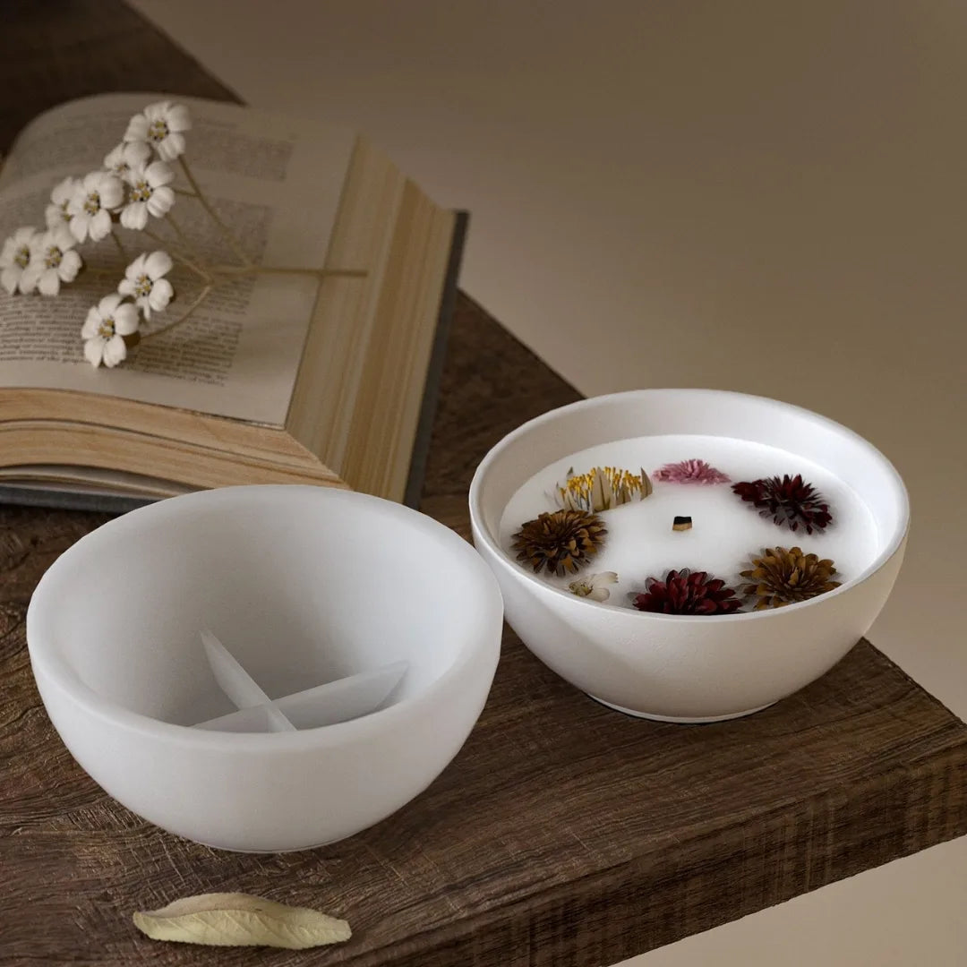 Large Round Bowl Mould for Resin, Jesmonite, Terra, Concrete & Candle