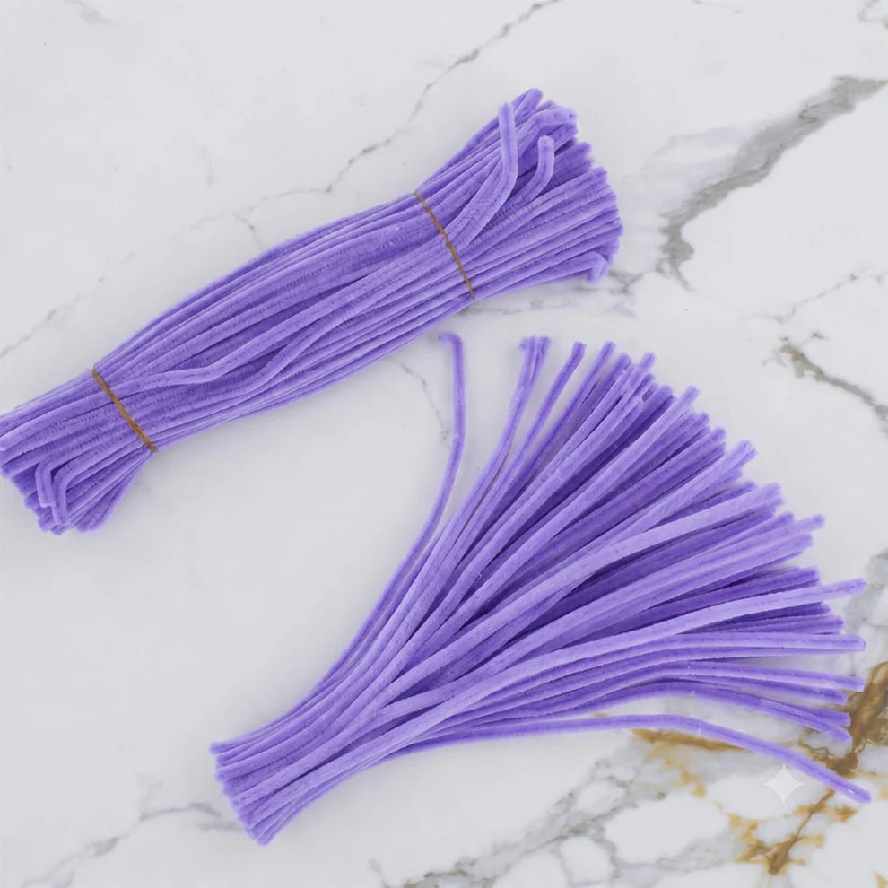 8 mm Premium Pipe Cleaners for Flower Making &  Diy Crafts Projects  – 100 Pcs (Approx.)