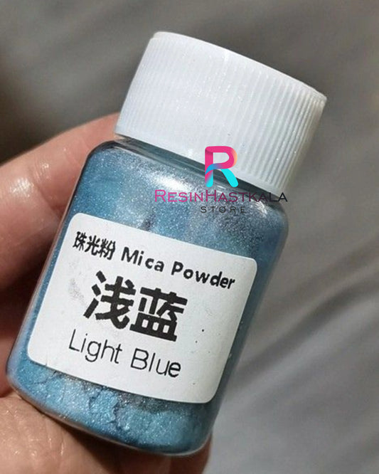 Light Blue Mica Powder (10 Gram)