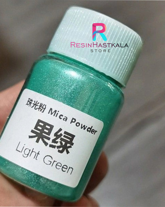 Light Green Mica Powder (10 Gram)