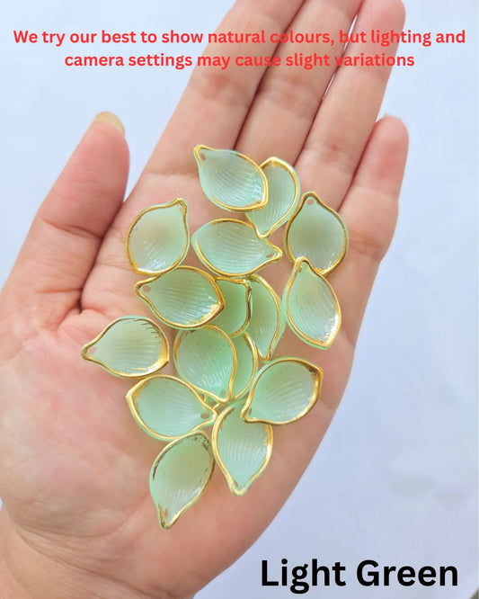 Light Green Artificial Flower Petals (20 Piece)