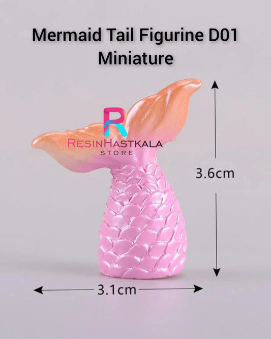 Mermaid Tail Figurine D01 Miniature