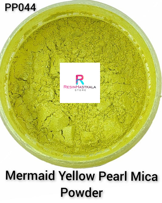 Mermaid Yellow Mica / Pearl Powder 20 Gram