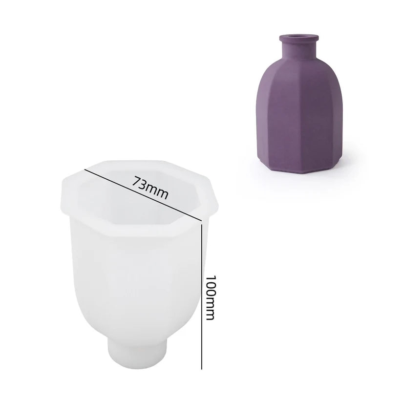 Modern Geometric Flower Pot Mould